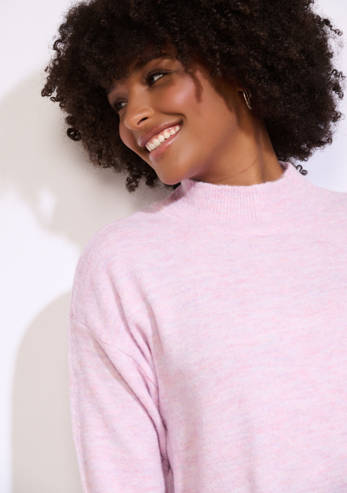 Zachte trui met col - LIGHT PINK - 04006914_1303