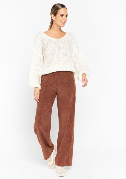 Corduroy trousers - CAMEL GINGER - 06600700_3831