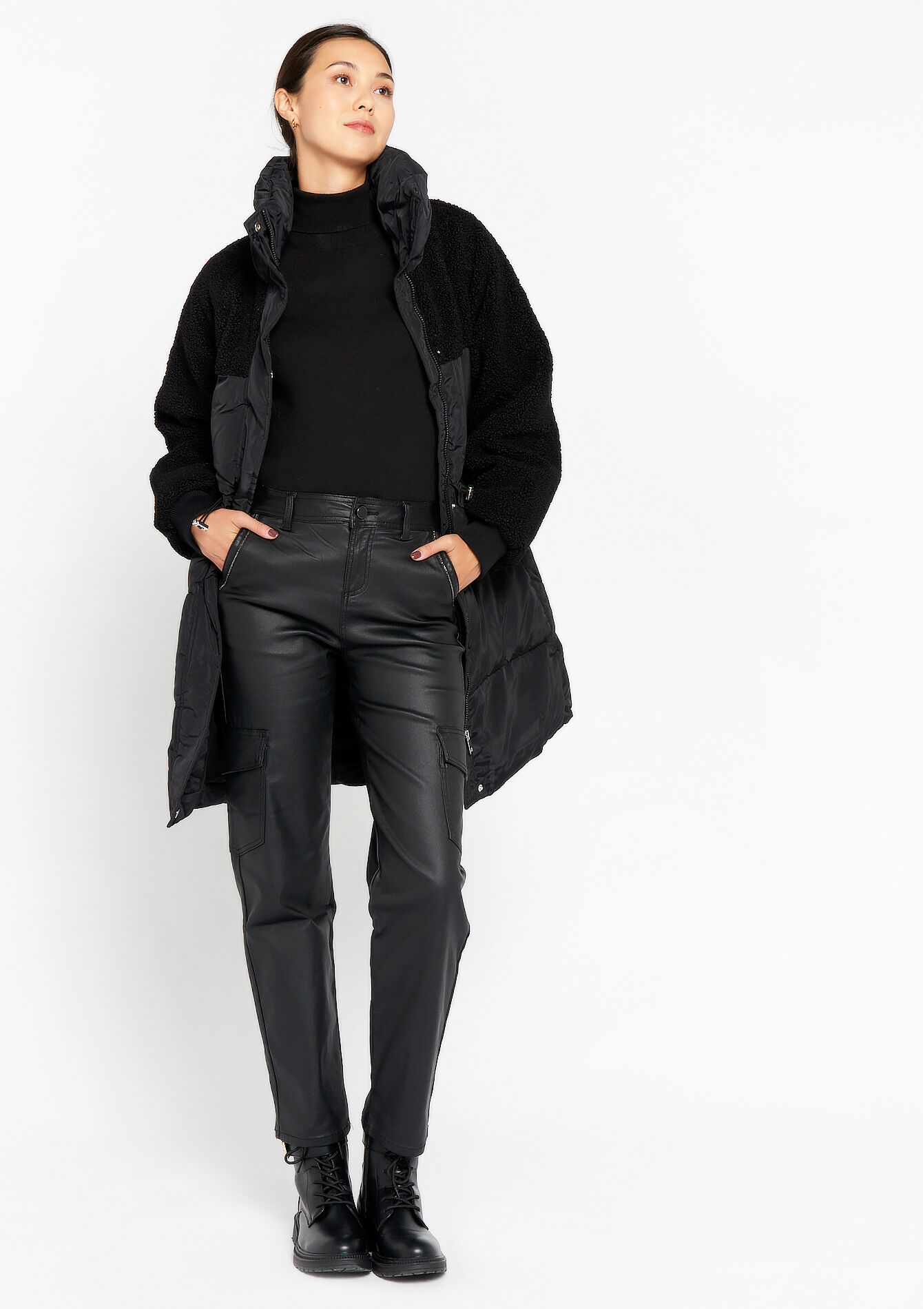 Manteau matelassé - BLACK - 23000604_1119