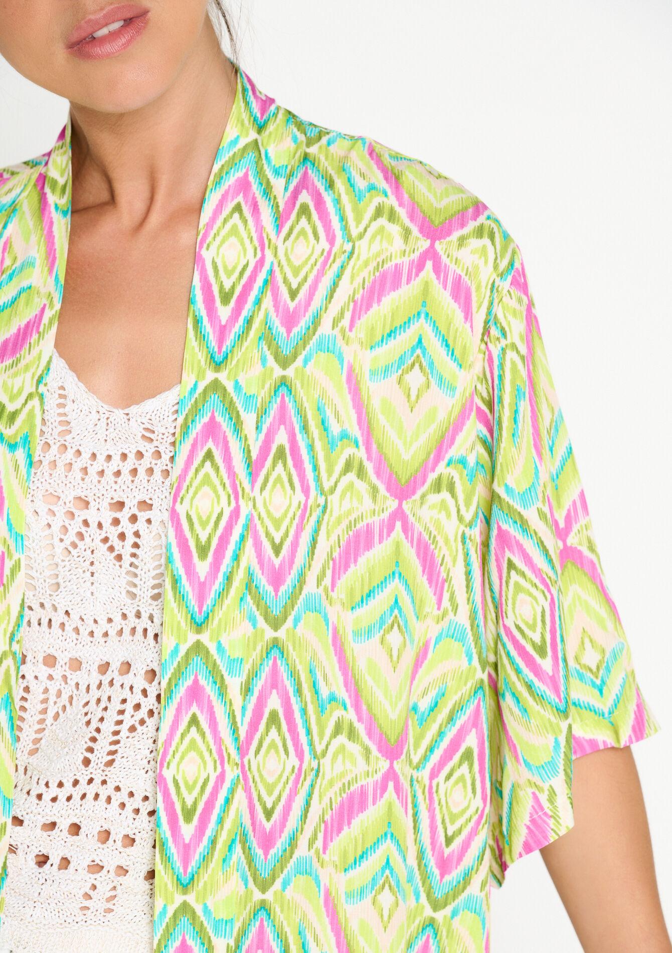 Lange kimono, Lange kimono - LIME - 09100814_4711