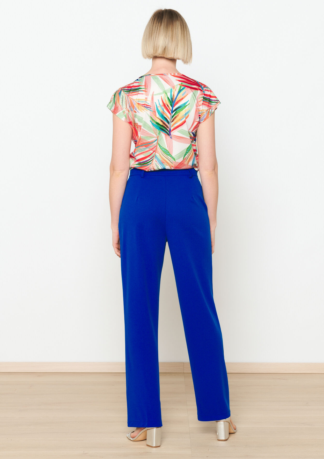 Tailored trousers - ELECTRIC BLUE - 06100594_1619