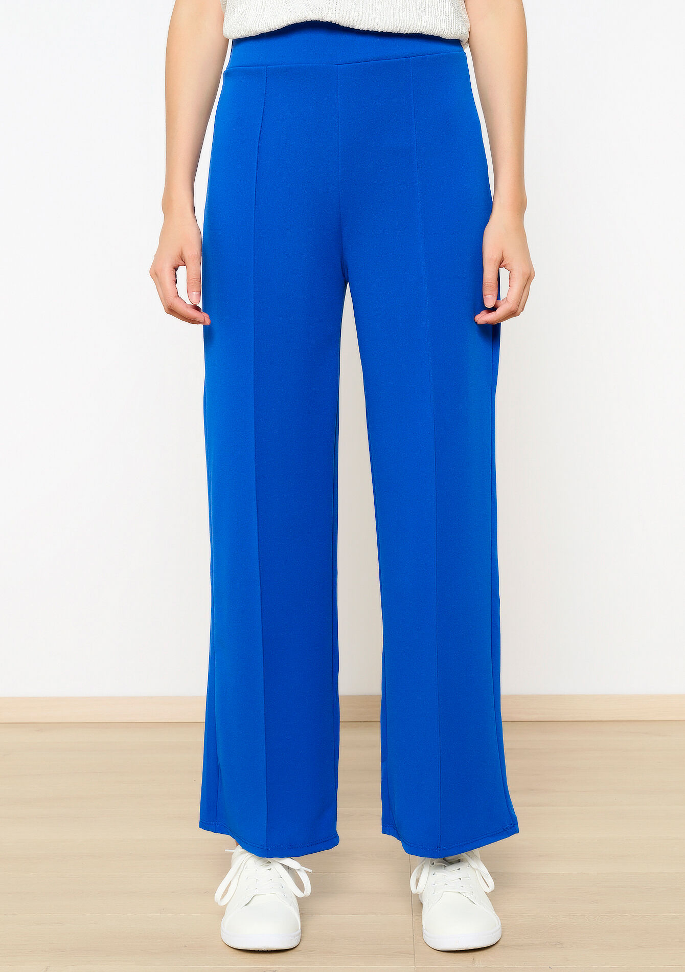 Wijde pantalon, Wijde pantalon - ELECTRIC BLUE - 06600883_1619
