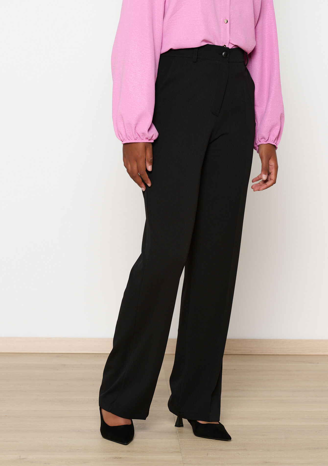 Rechte broek - BLACK - 06100643_1119