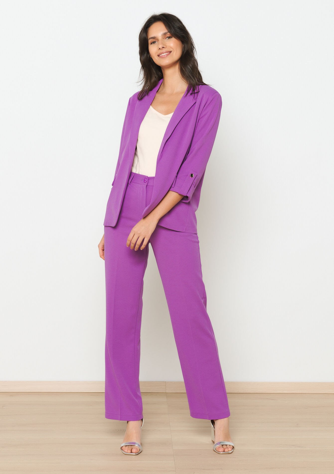 Getailleerde broek, Getailleerde broek - LILAC - 06100594_739