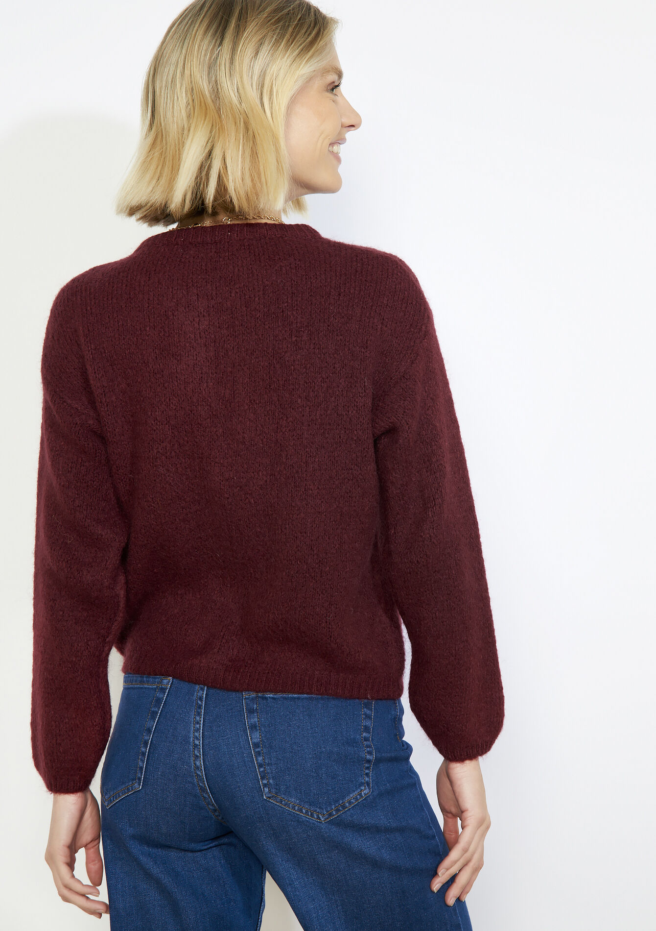 Gilet boutonné moelleux, Gilet boutonné moelleux - BORDEAU WINE - 04101383_1467