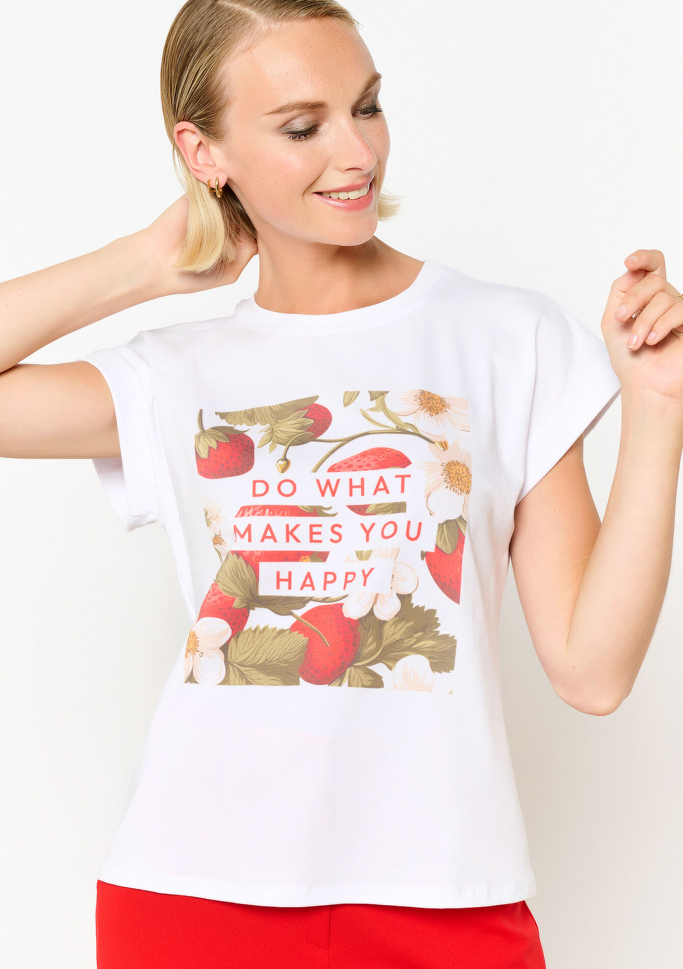 T-shirt with artwork - OPTICAL WHITE - 02301665_1019