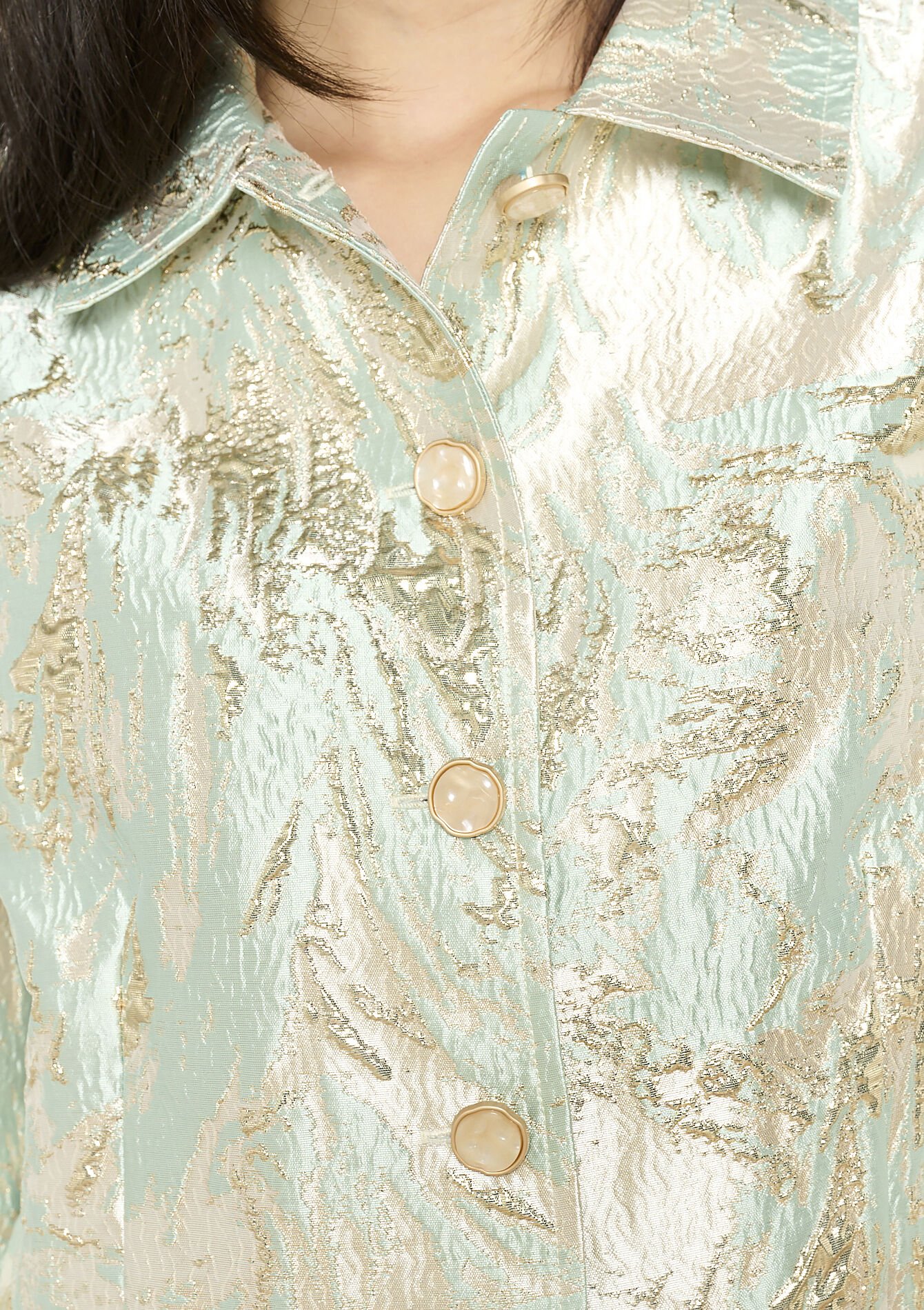 Elegante getextureerde jas, Elegante getextureerde jas - MINT GREEN - 09101032_1723