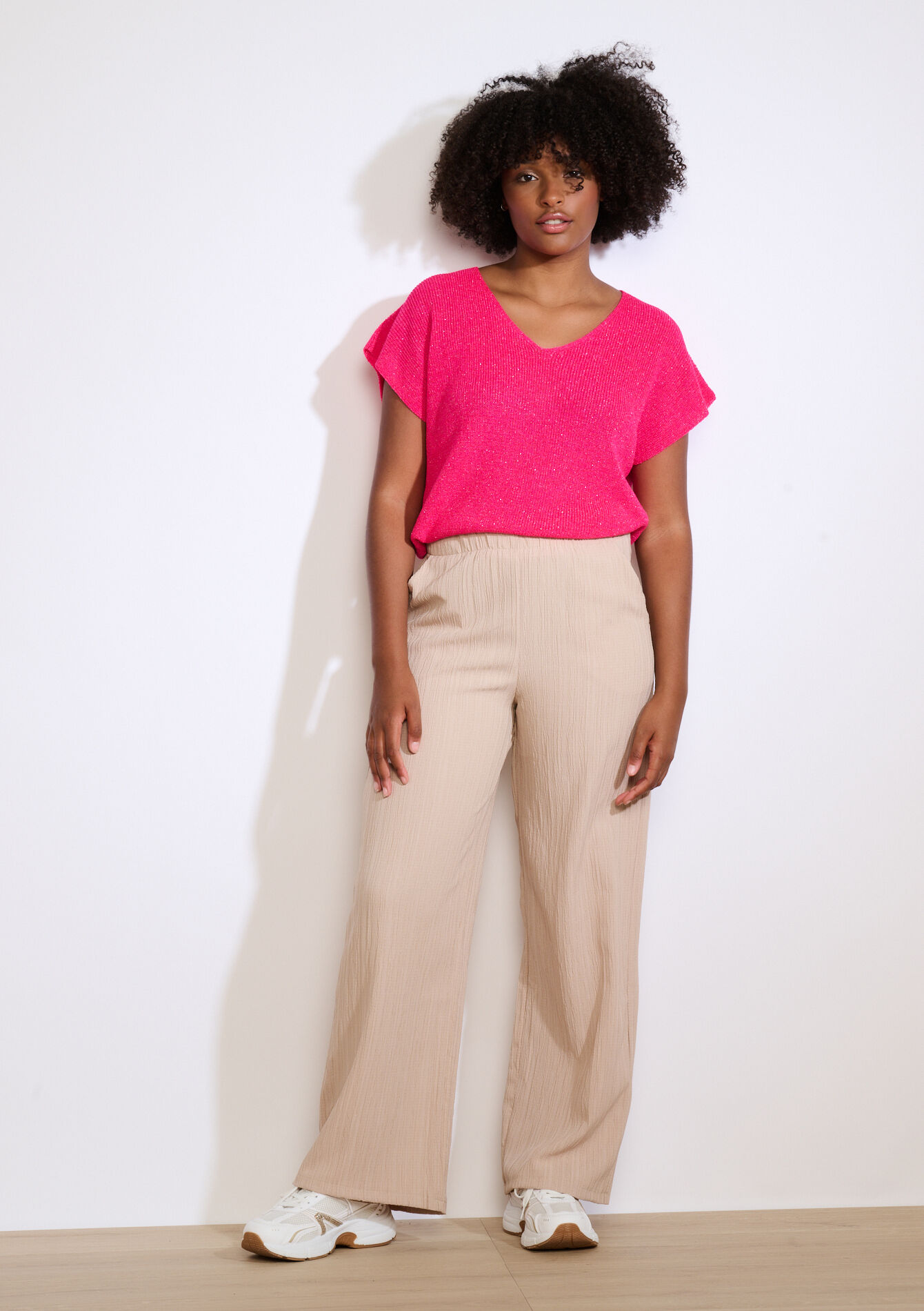 Pantalon fluide moderne - LT BEIGE - 06601033_2527