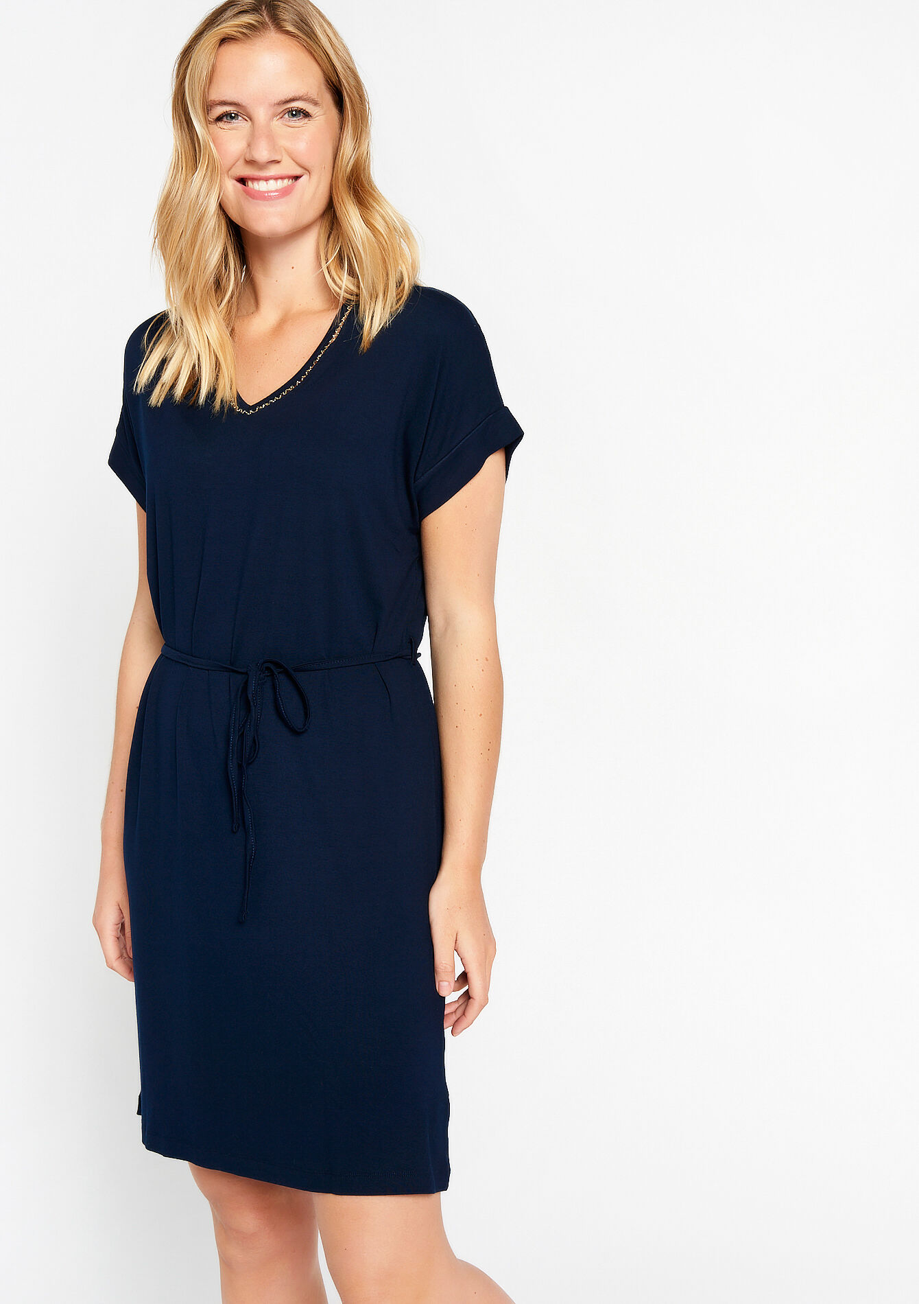 Rechte jurk, Rechte jurk - NAVY BASIC - 08103096_2723
