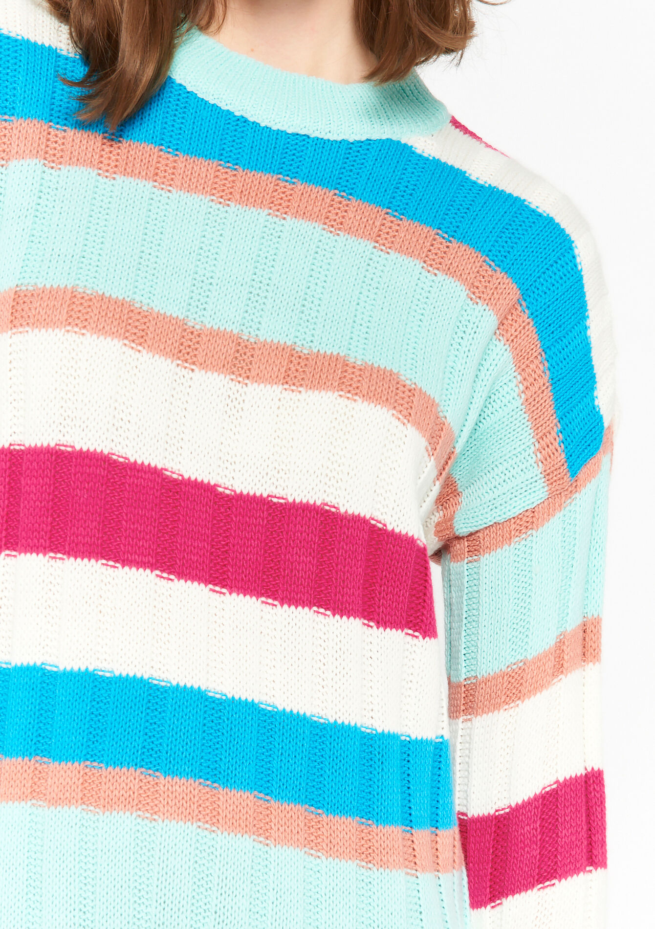 Robe longue à rayures, Robe longue à rayures - MULTICOLOR - 08601879_1000