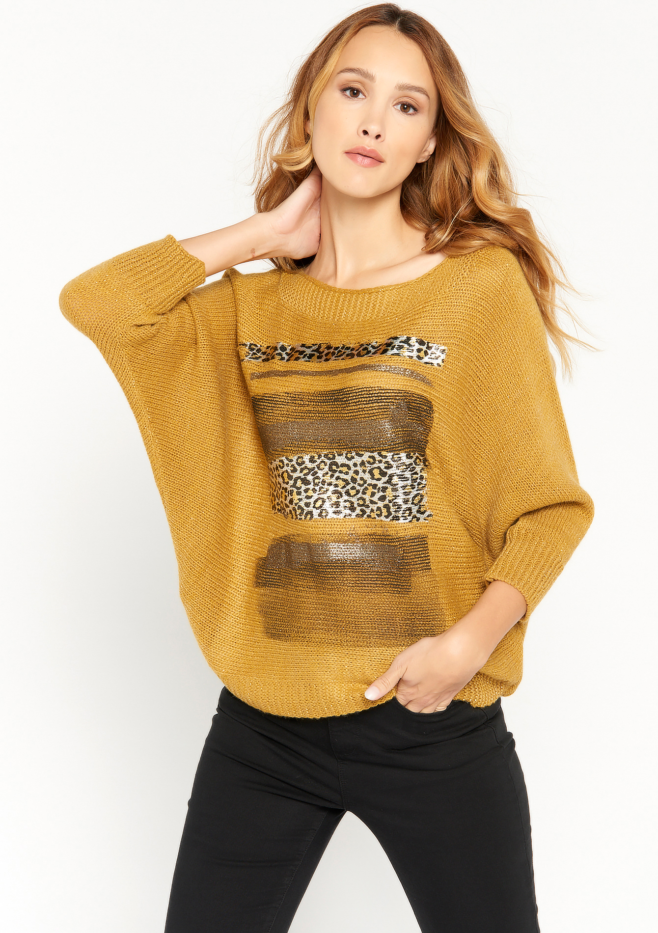 Pull à imprimé animal