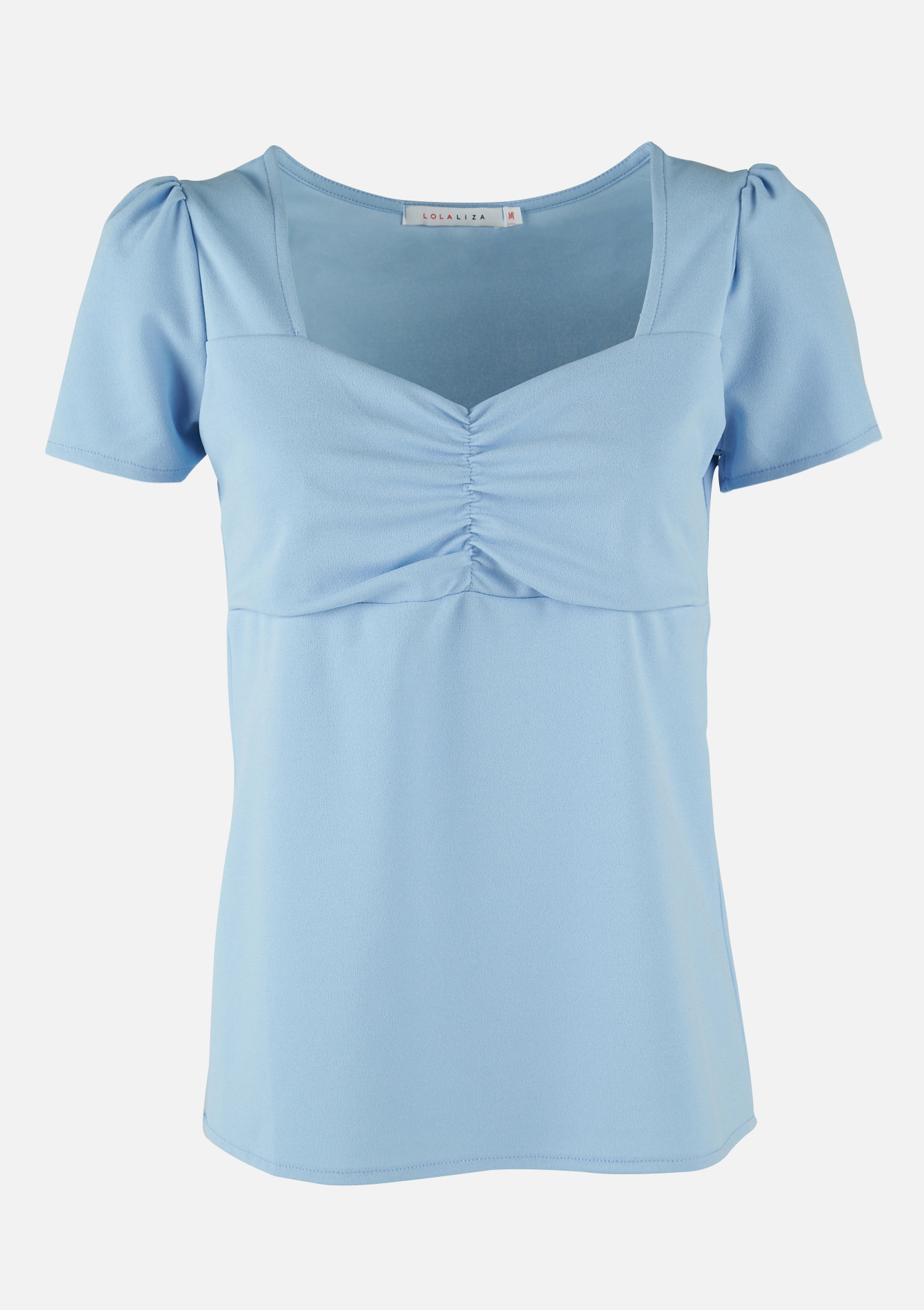 T-shirt with frills - BLUE PASTEL - 02300696_3003