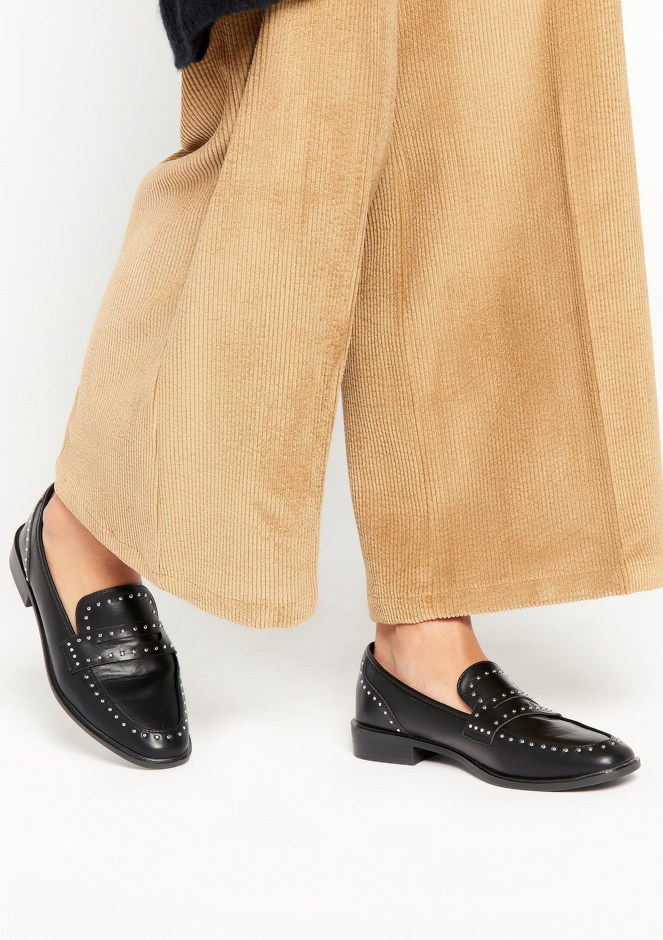 Mocassins à mini studs