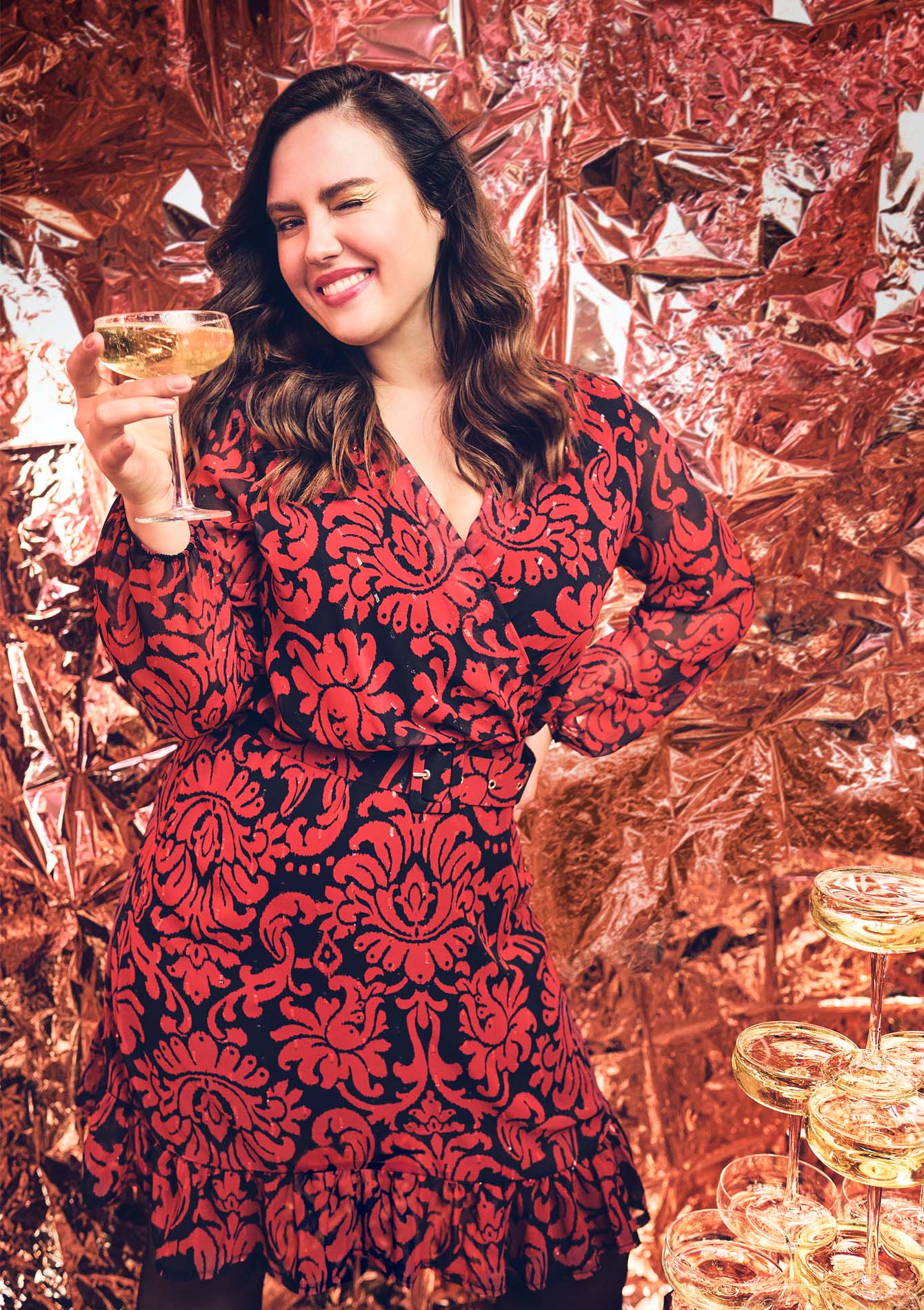 Robe avec imprimé floral