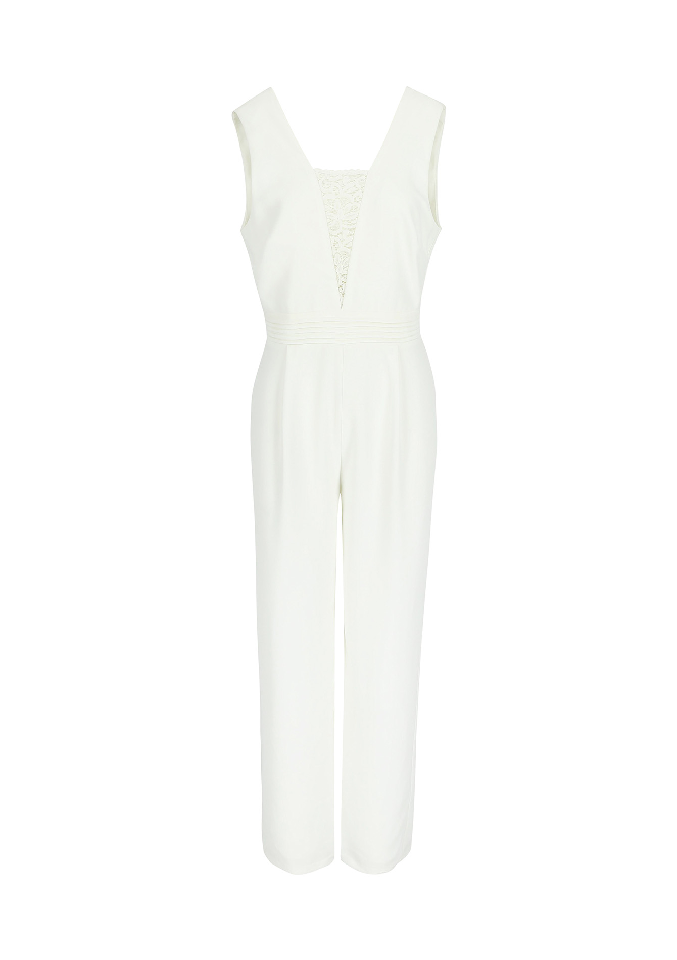 Bridal jumpsuit with lace - LolaLiza