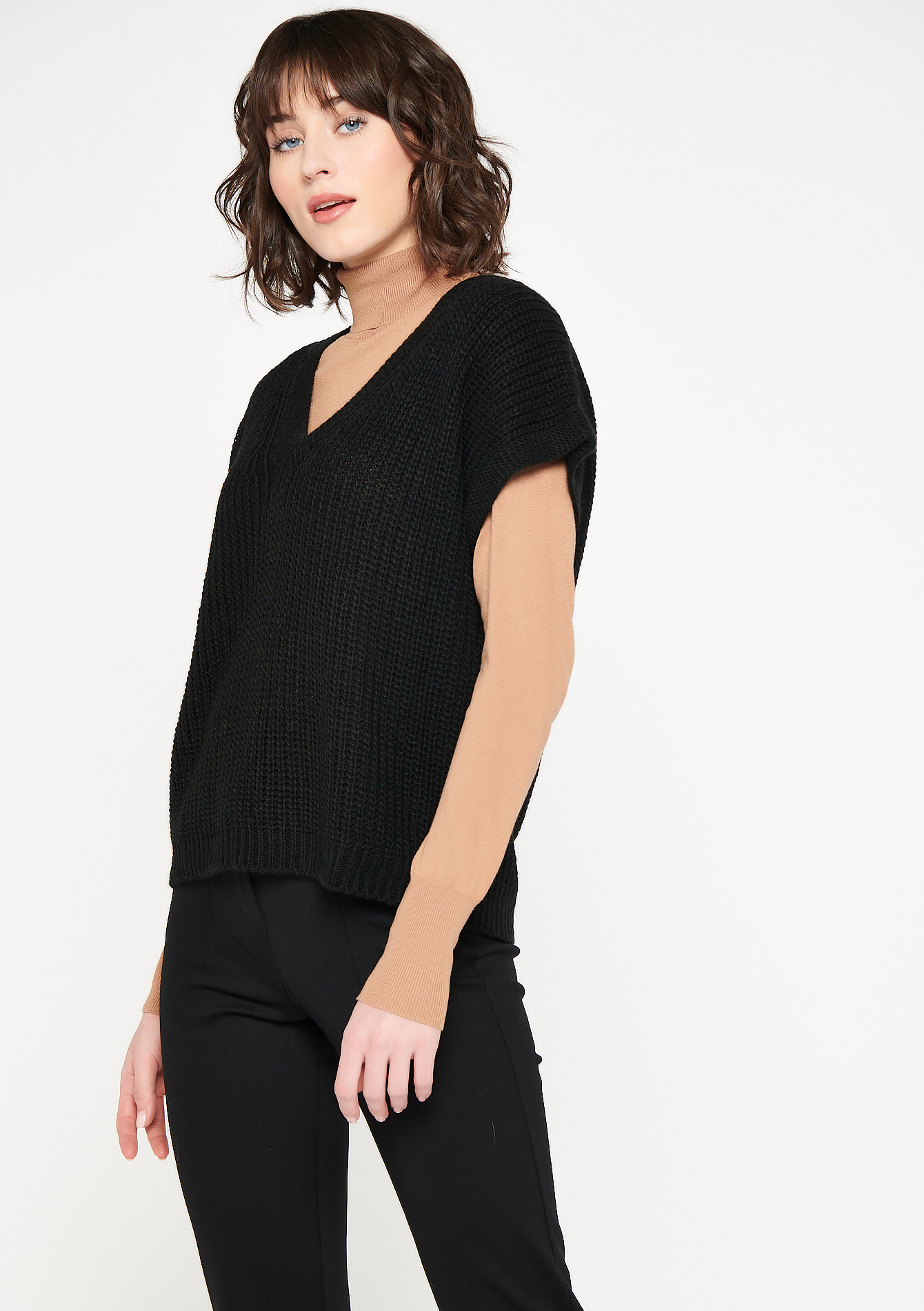 Tank top jumper with small knit pattern LolaLiza