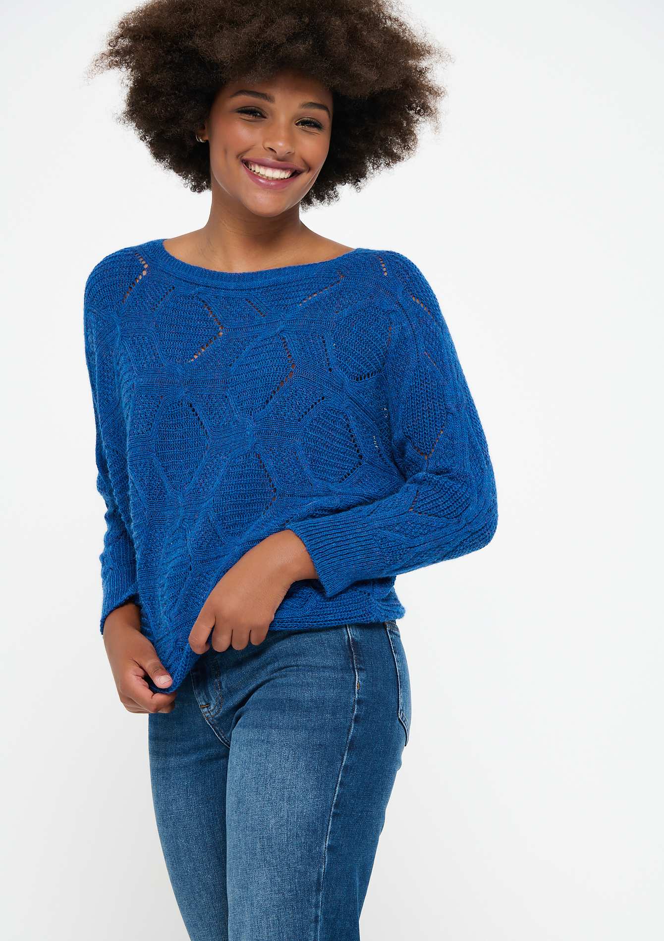 Pull a motif ajouré