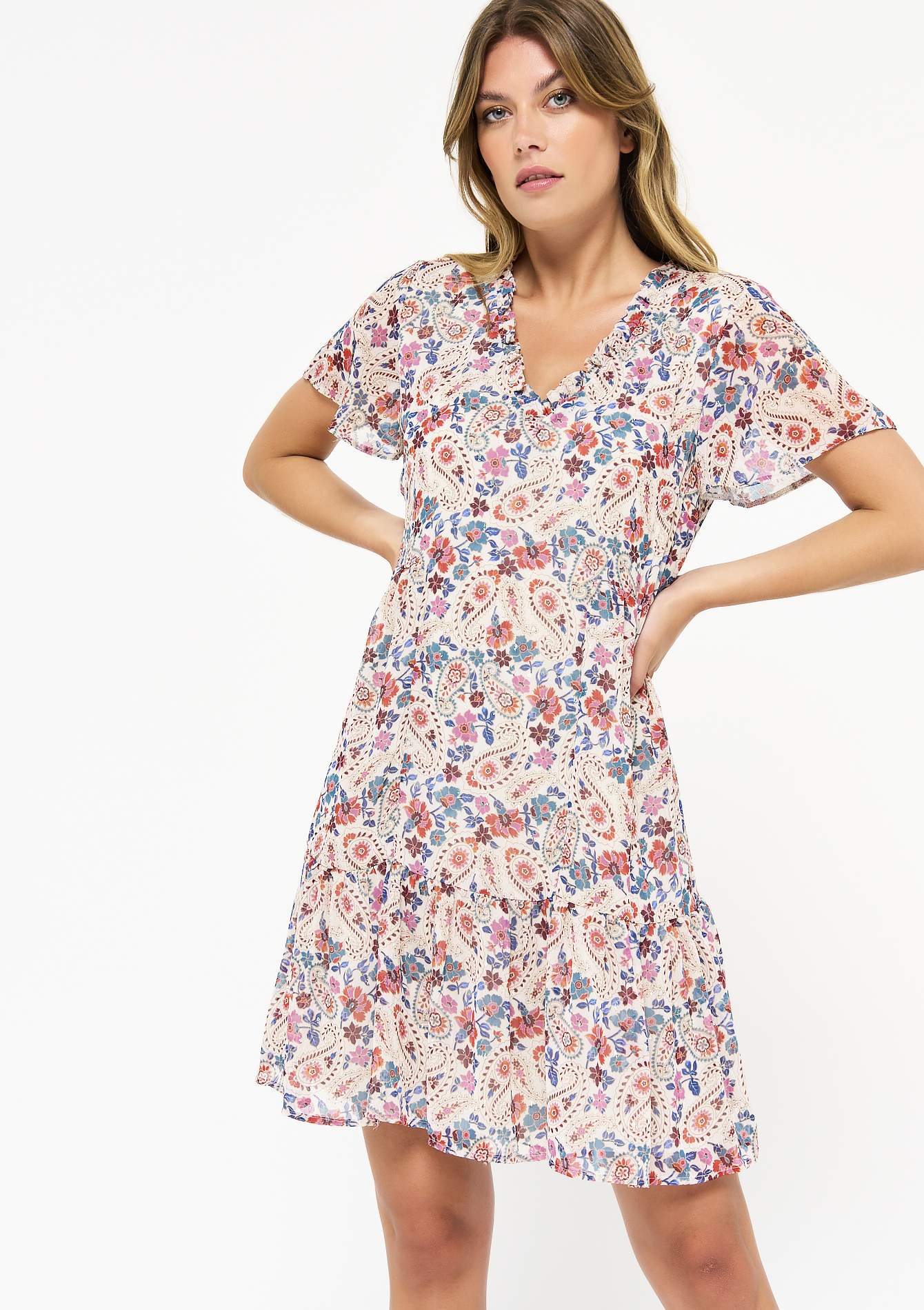 Robe babydoll à fleurs LolaLiza