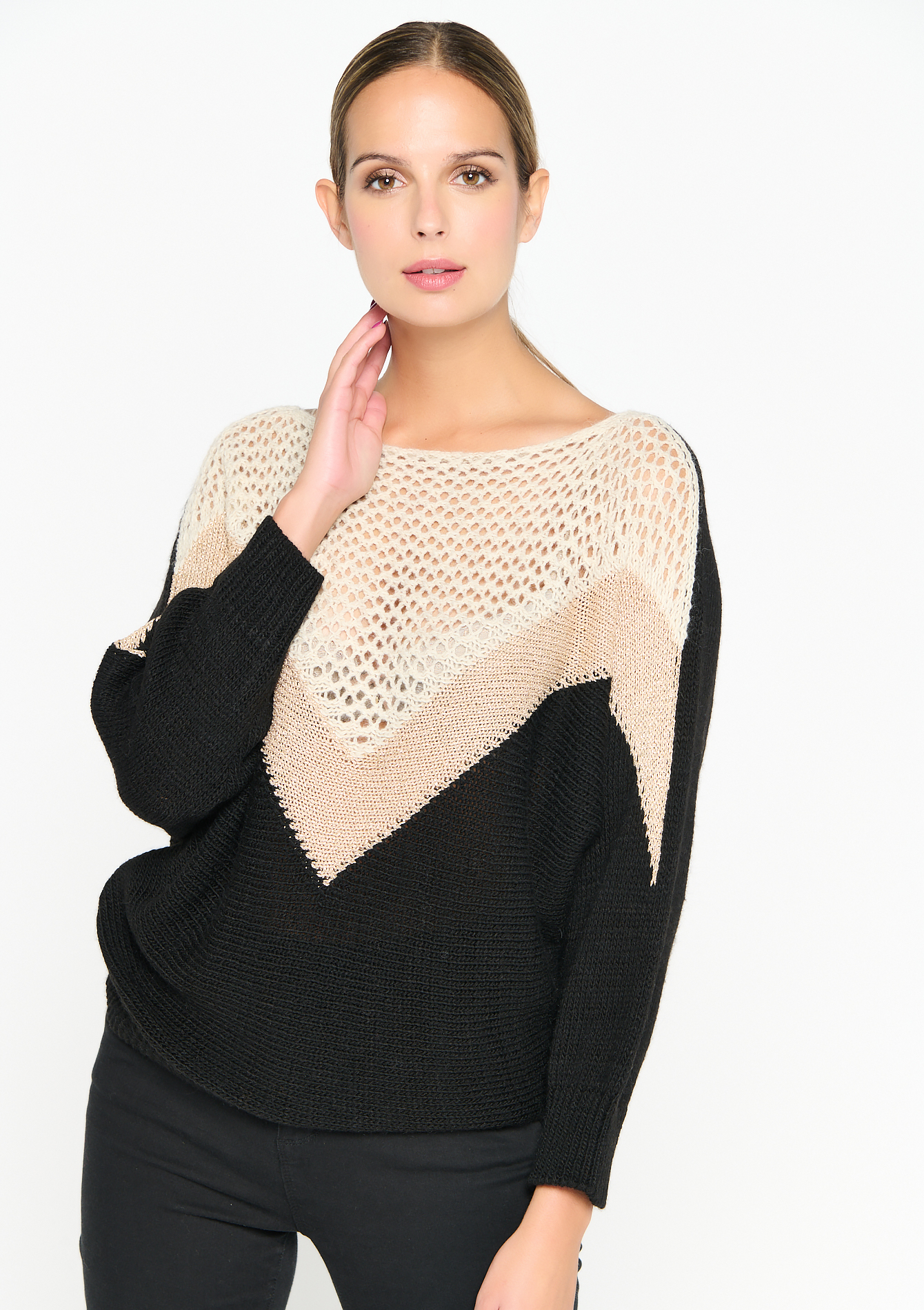 Pull manches chauve-souris