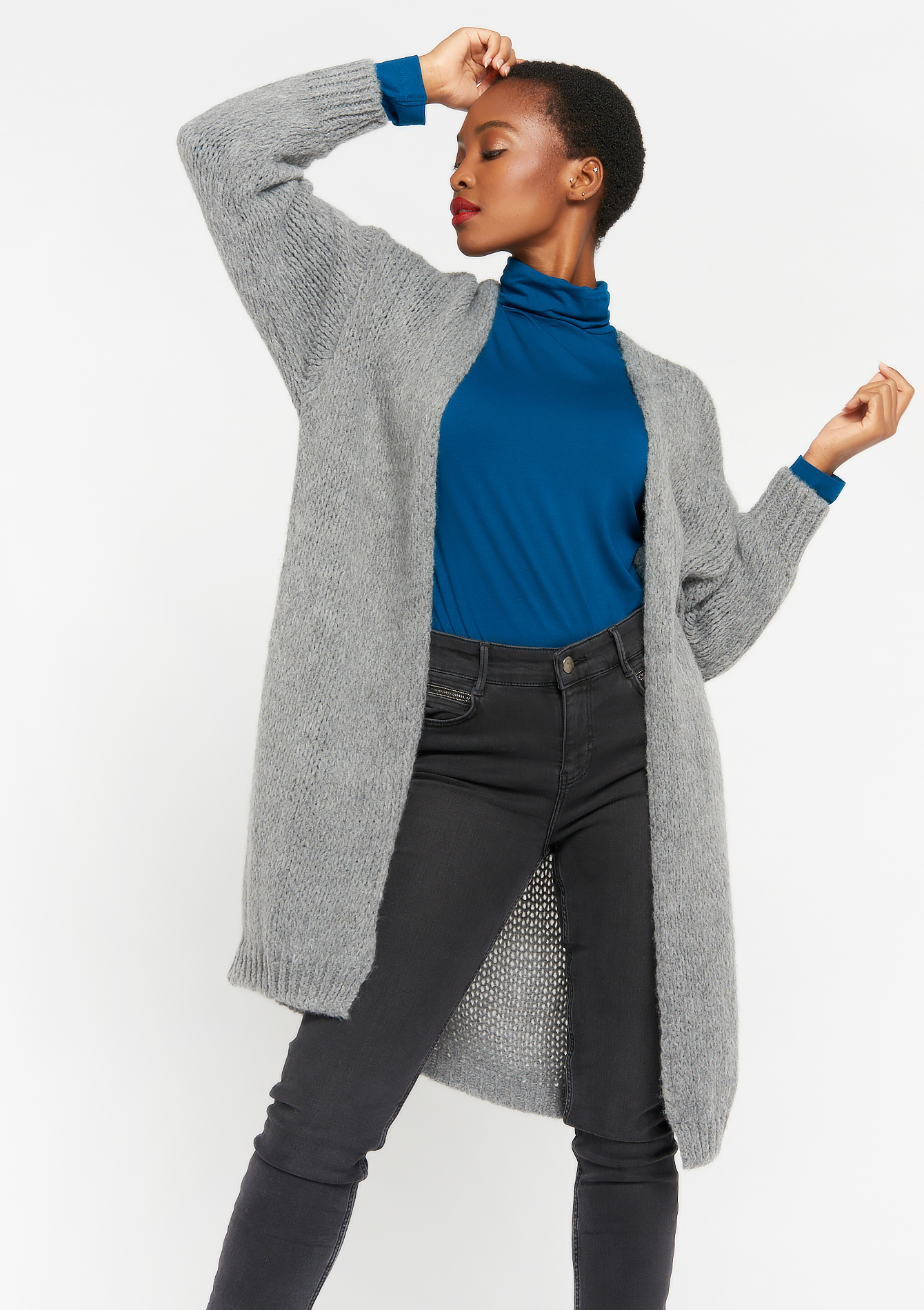 Long cardigan without buttons LolaLiza