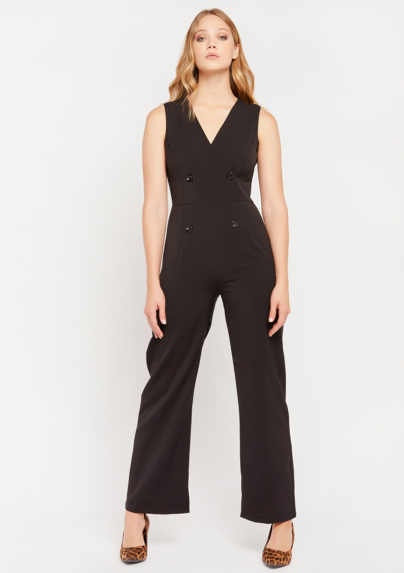 Double breasted jumpsuit - LolaLiza