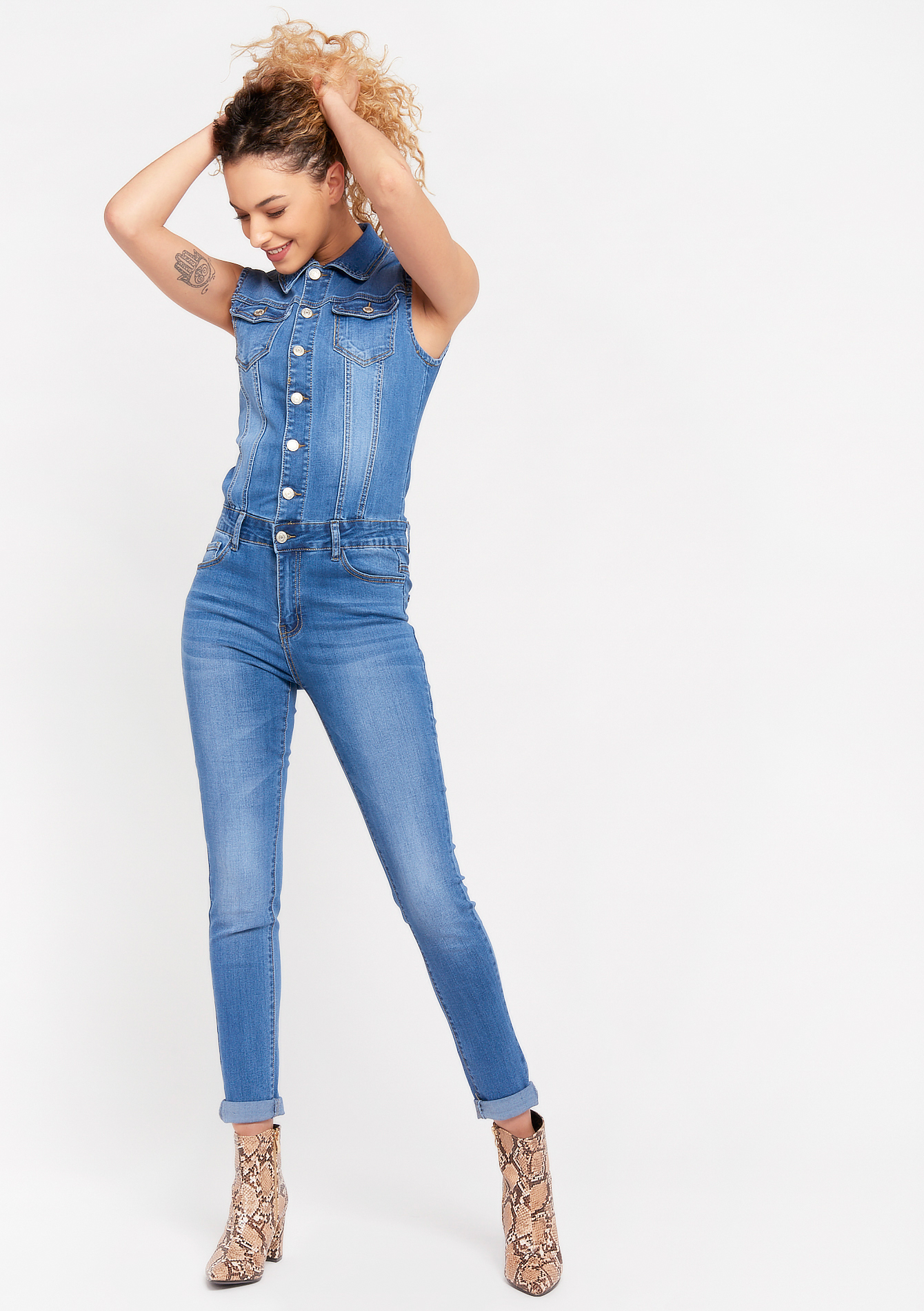 Jumpsuit in jeans LolaLiza