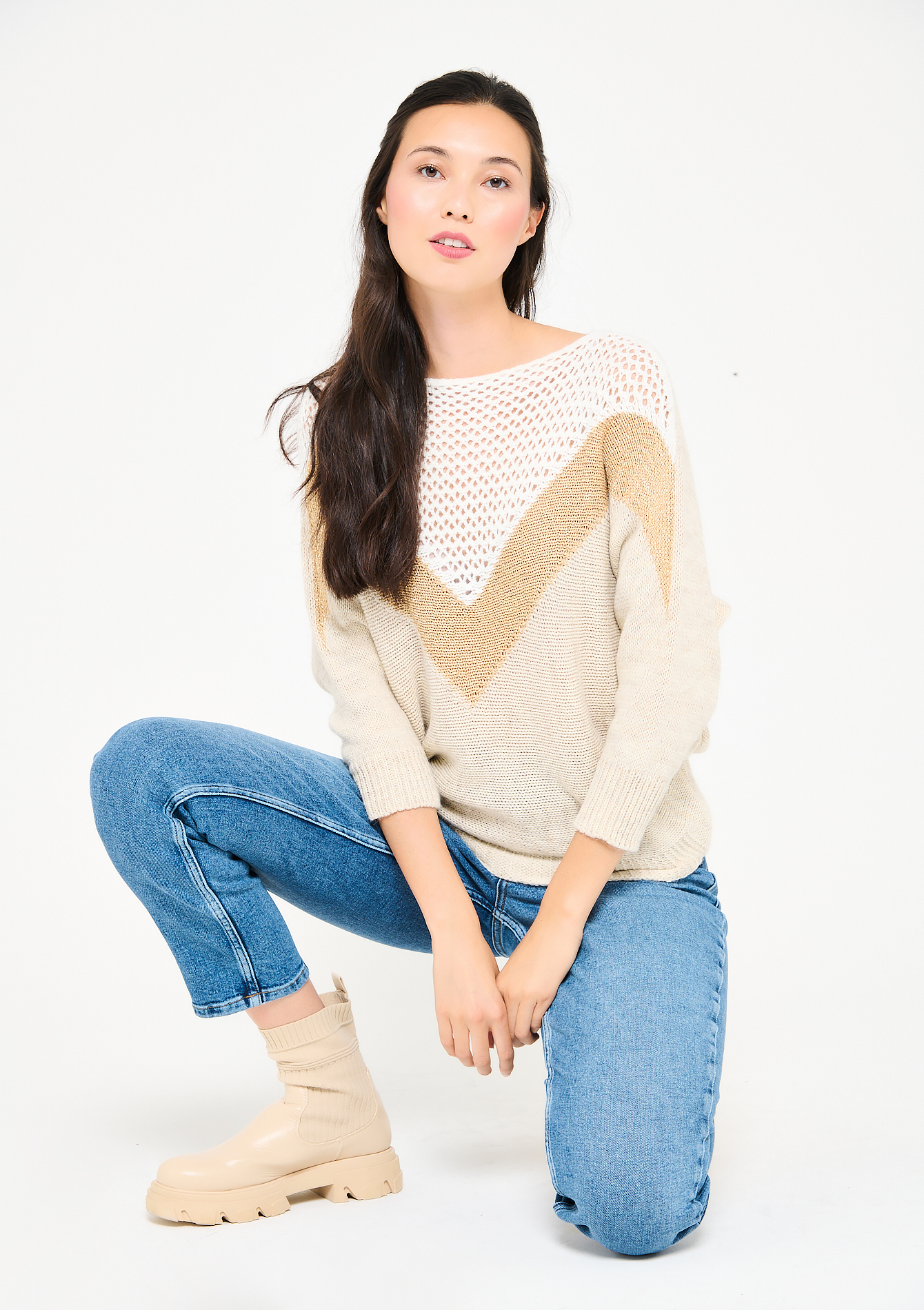 Pull manches chauve-souris