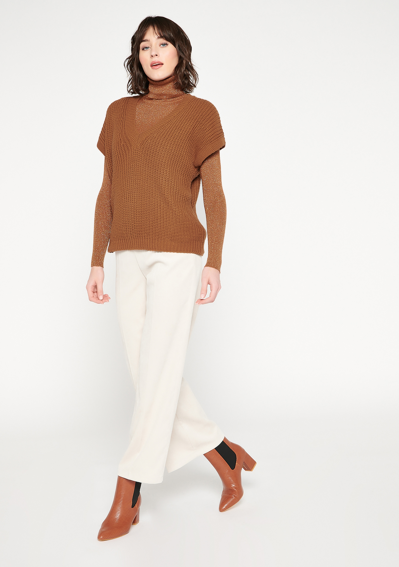 Tank top jumper with small knit pattern LolaLiza