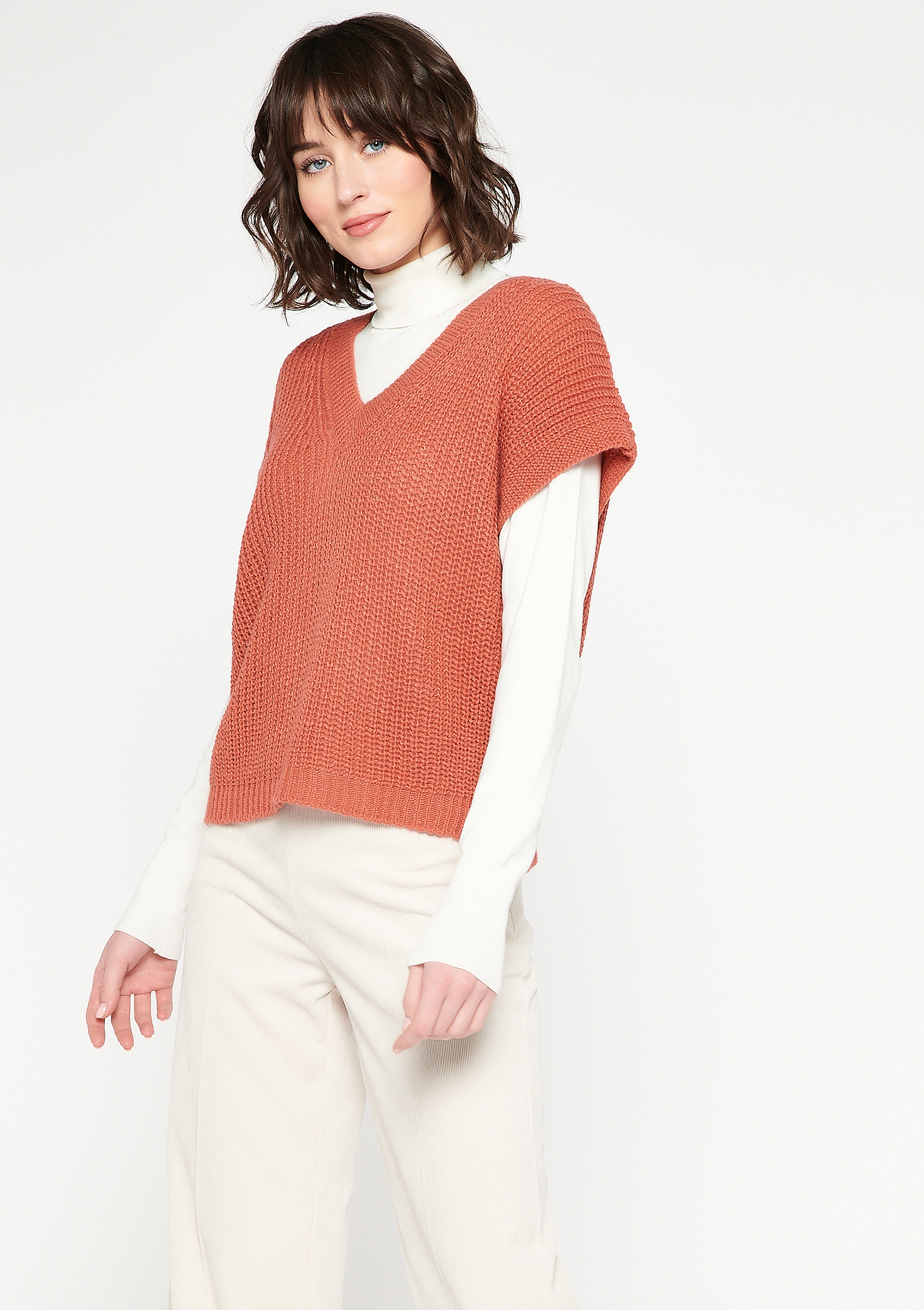 Tank top jumper with small knit pattern LolaLiza