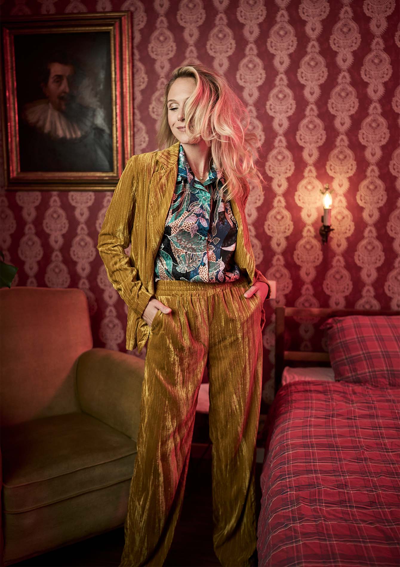 Pantalon velours Julie Taton