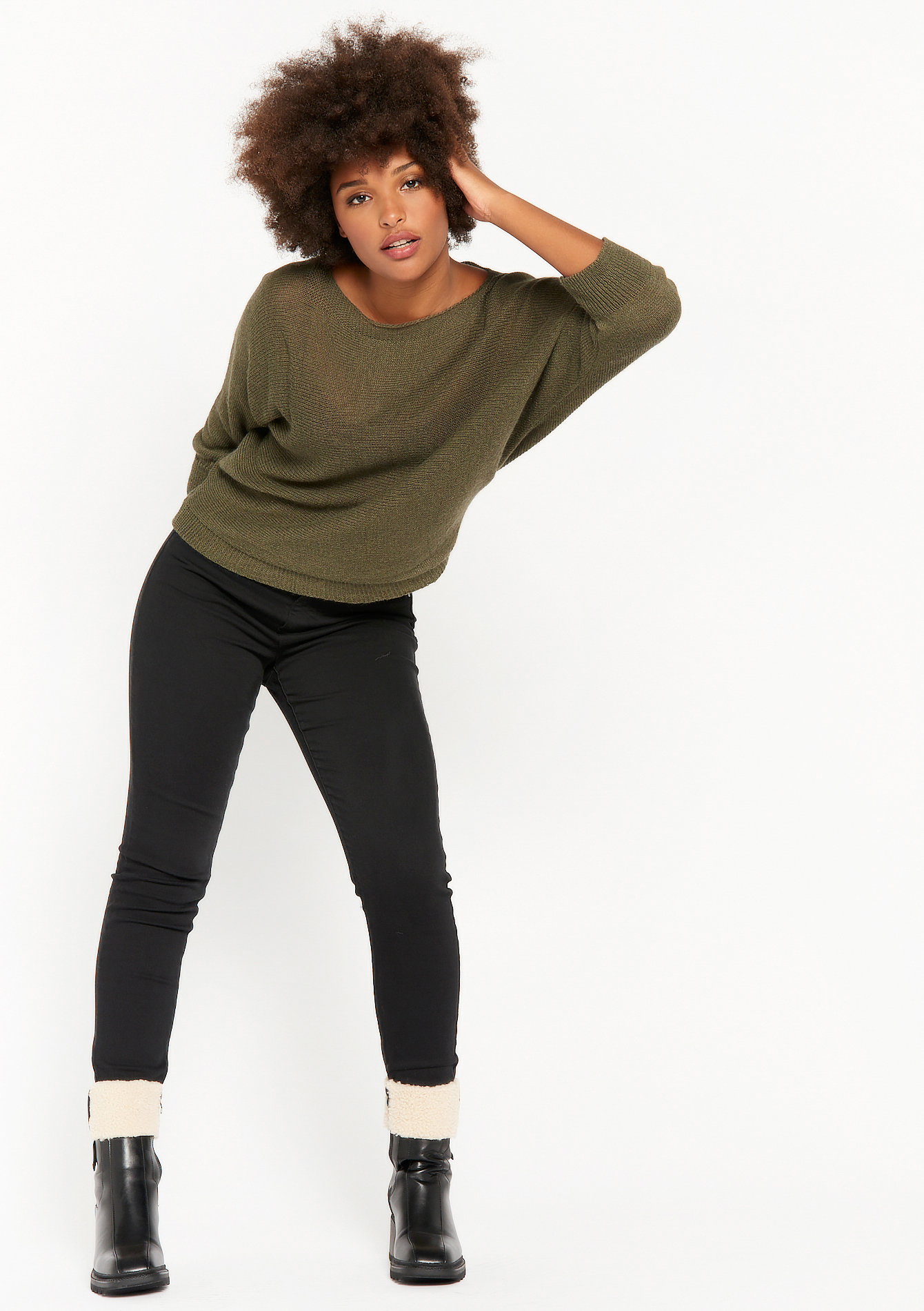 Pull a manches chauve-souris