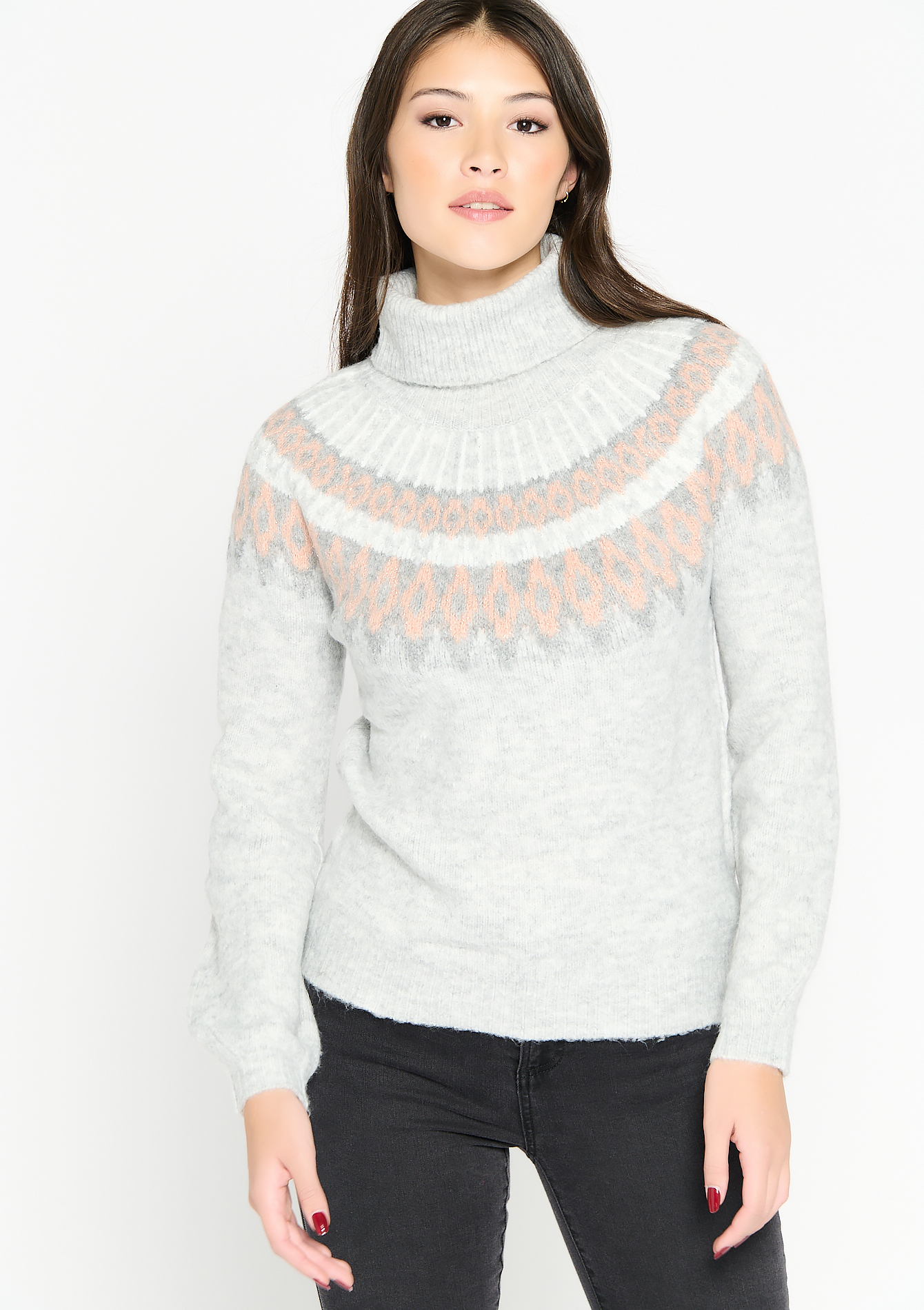 Pull de Noël a col roulé