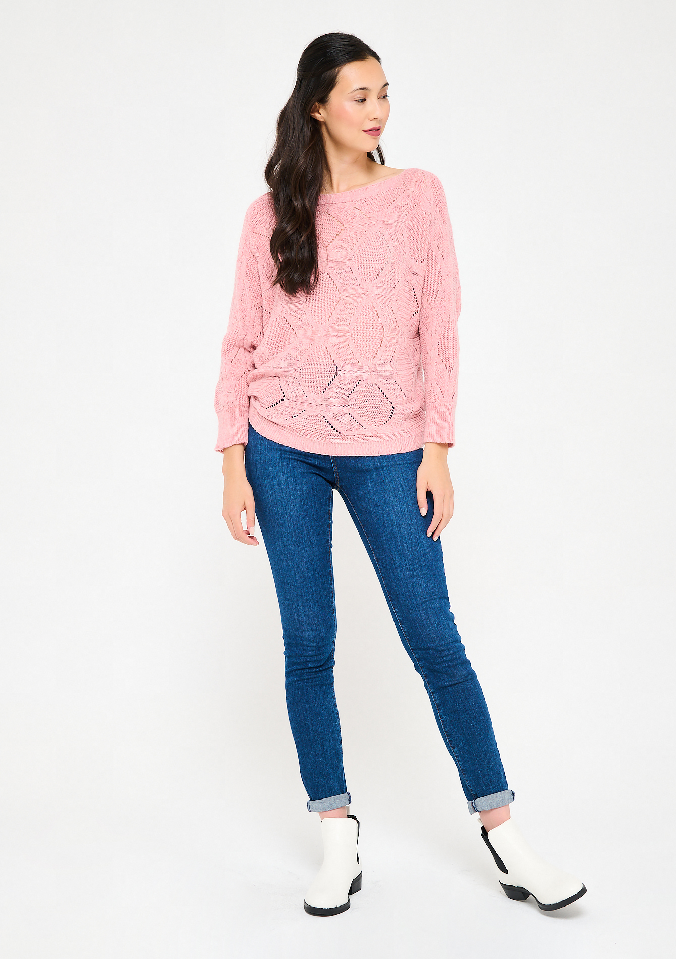 Pull a motif ajouré