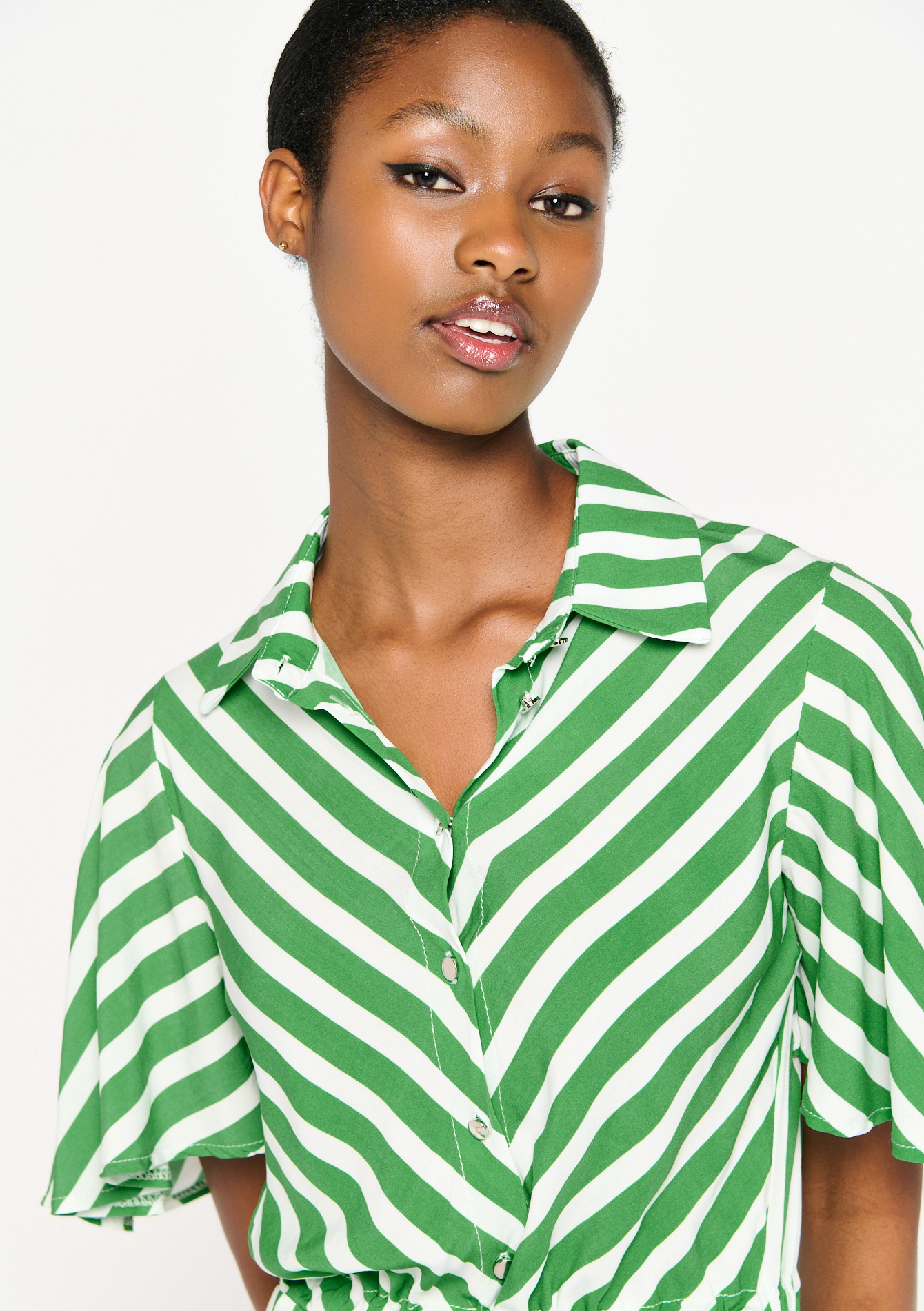 Striped shirt dress - LolaLiza