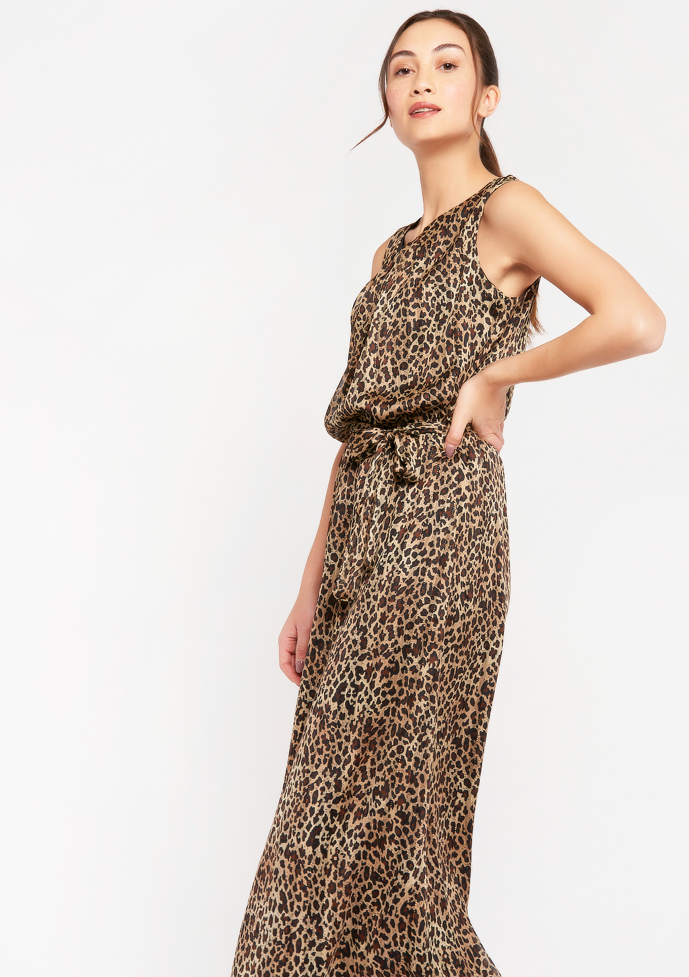 Robe longue imprimé léopard LolaLiza