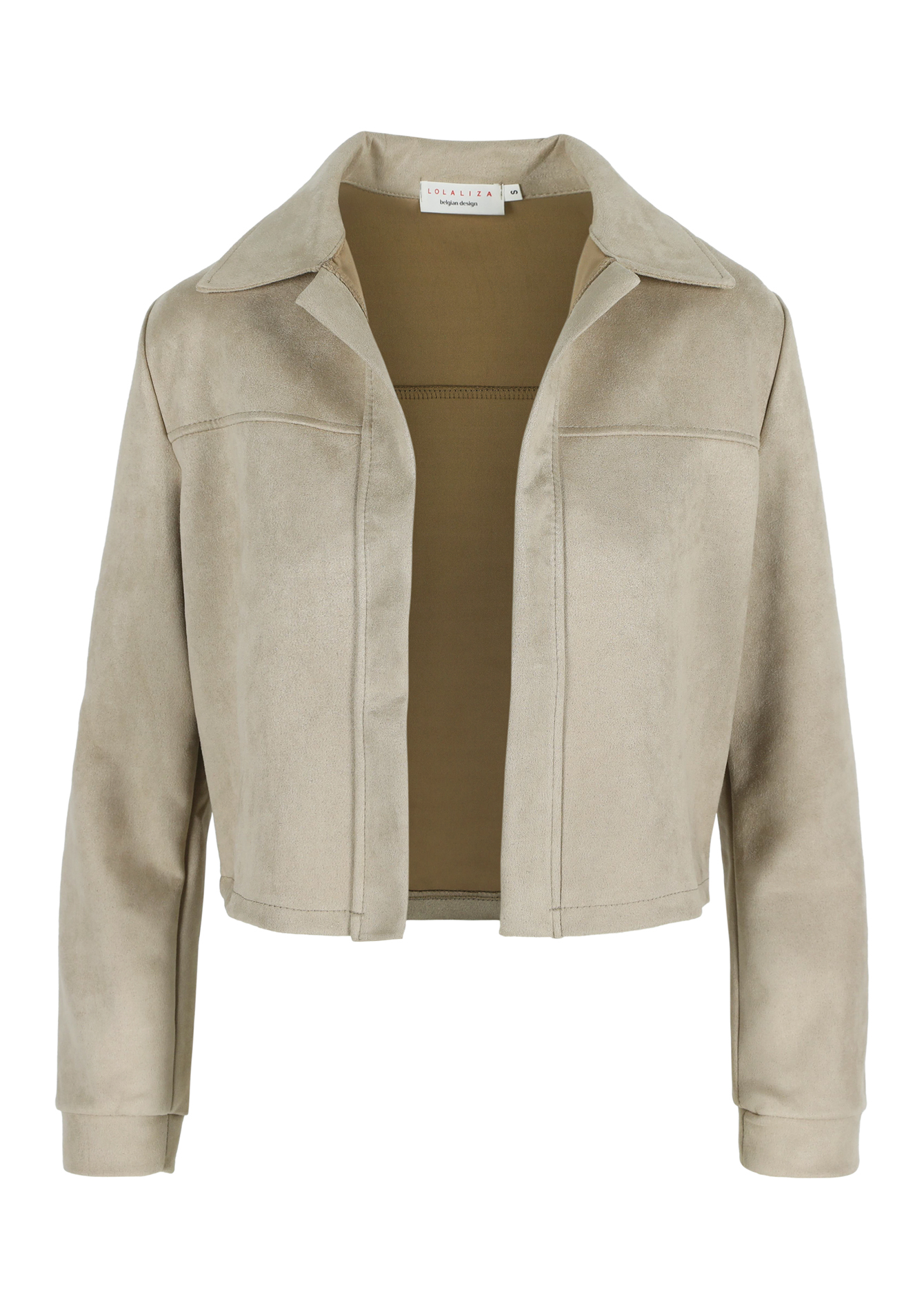 Kort suede jasje - LolaLiza