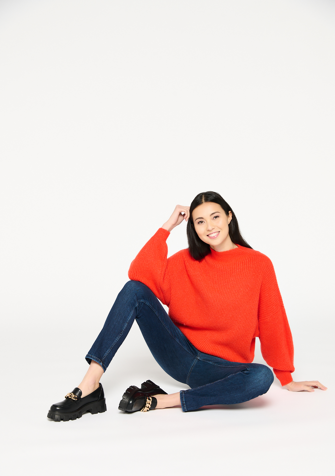 Pull a manches tombantes