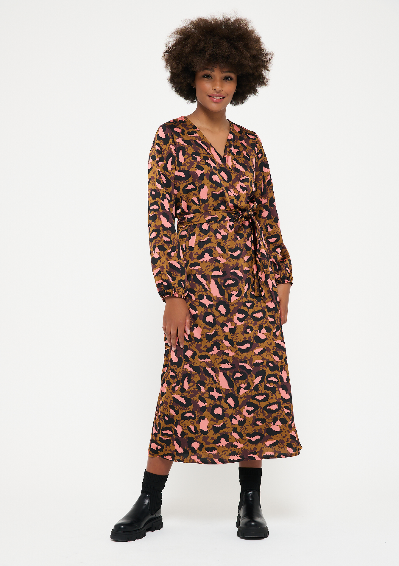 Lange jurk luipaard print - LolaLiza