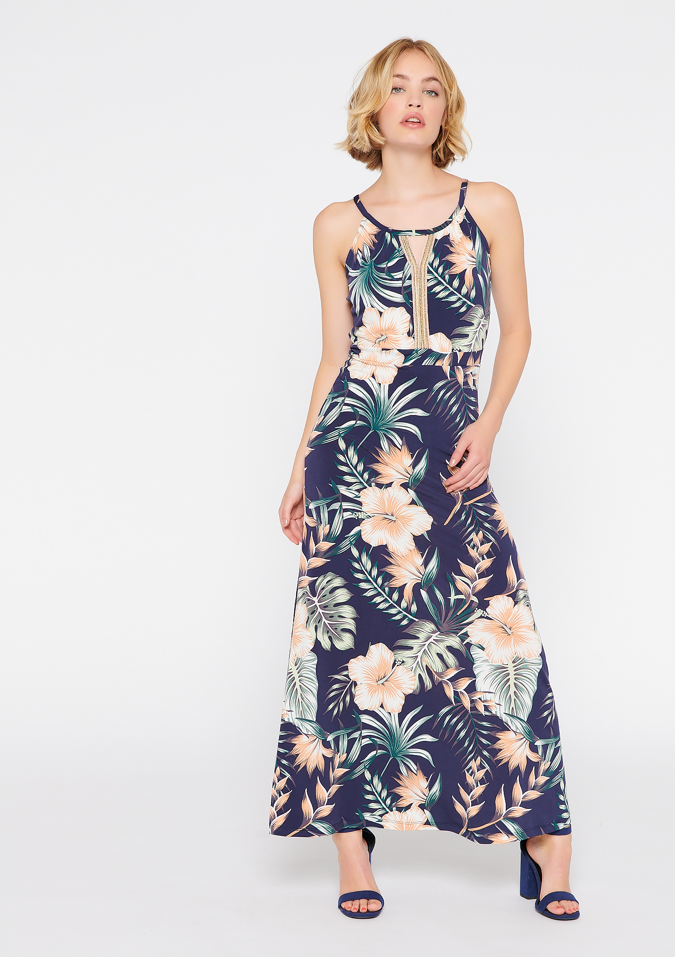 Robe maxi fleuri LolaLiza